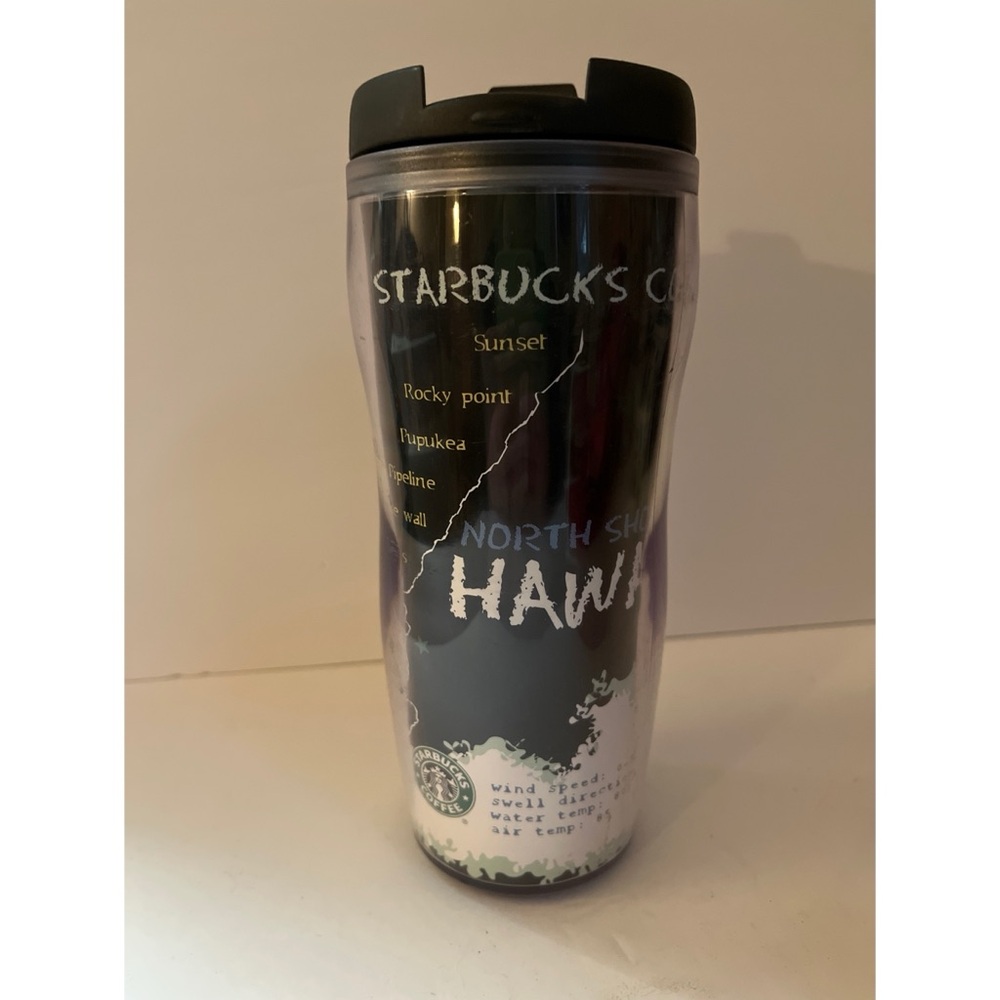 Starbucks Hawaii North Shore Plastic Travel Mug 2002
